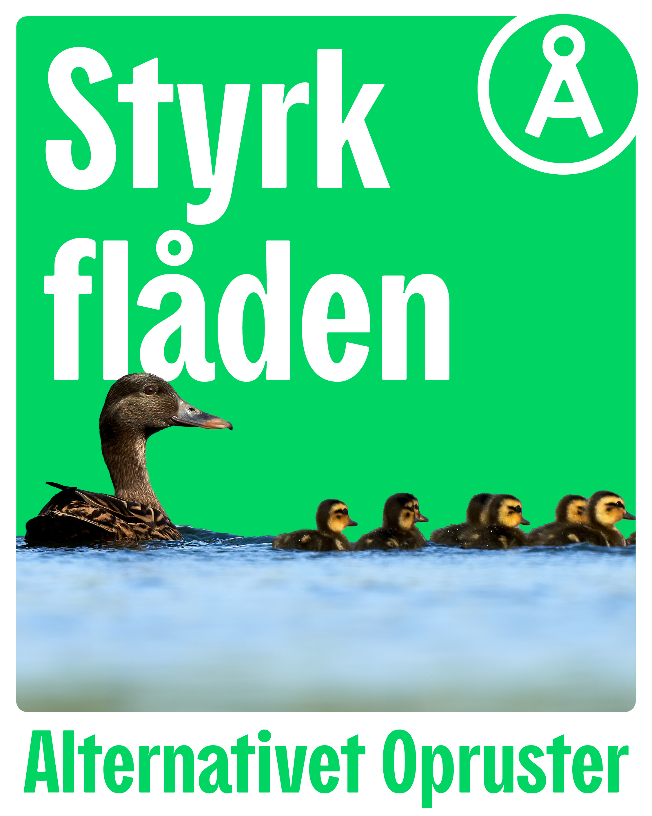 Styrk Flåden plakat